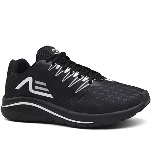 Kit 2 Pares Tênis Masculino Adaption Evolution Preto Laranja/preto - 43