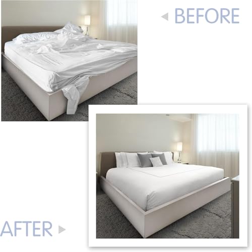 Bed Sheet Holders, Discrete, Heavy Duty, 360 Degree Holders for Corners, Non Slip Corner Grippers, Keep Sheets Firm & Tight, 3 Pack