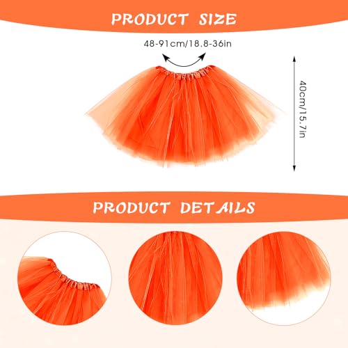 Tütü Damen Rose Rot 3 Lagen Tüll Ballettrock Stretch Karneval Kostüm Party Zubehör Urlaub Tanz Halloween Laufrock 80er Jahre Outfit Ballett Rock