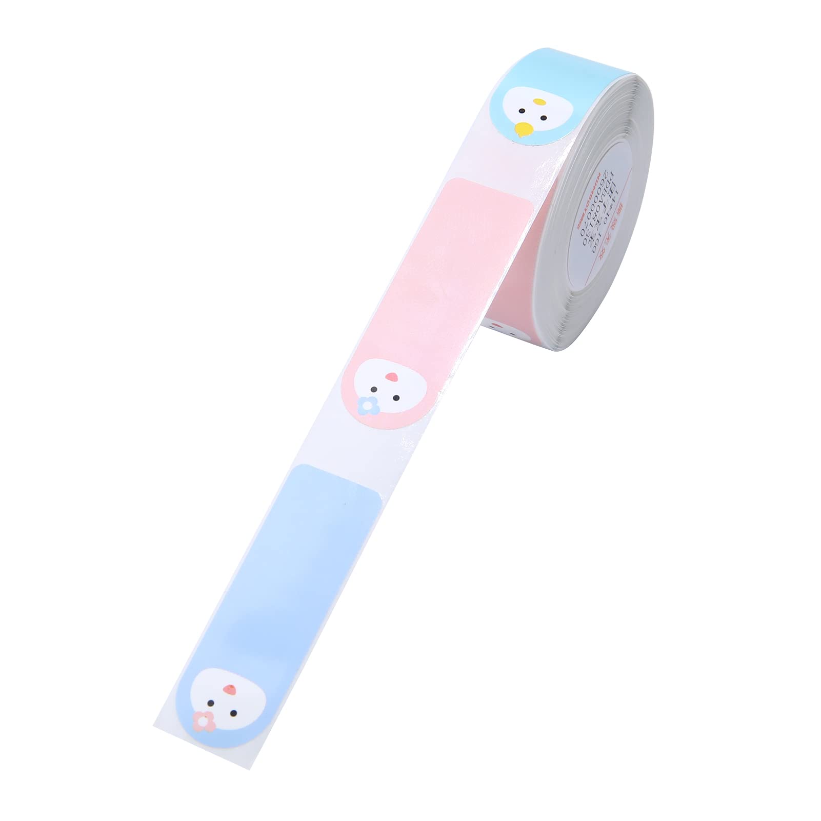 Fawoonu Thermal Label Paper for D11/D110/D101 Label Printer Barcode Price Size Name Blank Labels Waterproof Tear Resistant 14x40mm 160sheets/roll for Home Organizer Supermarket Store Catering