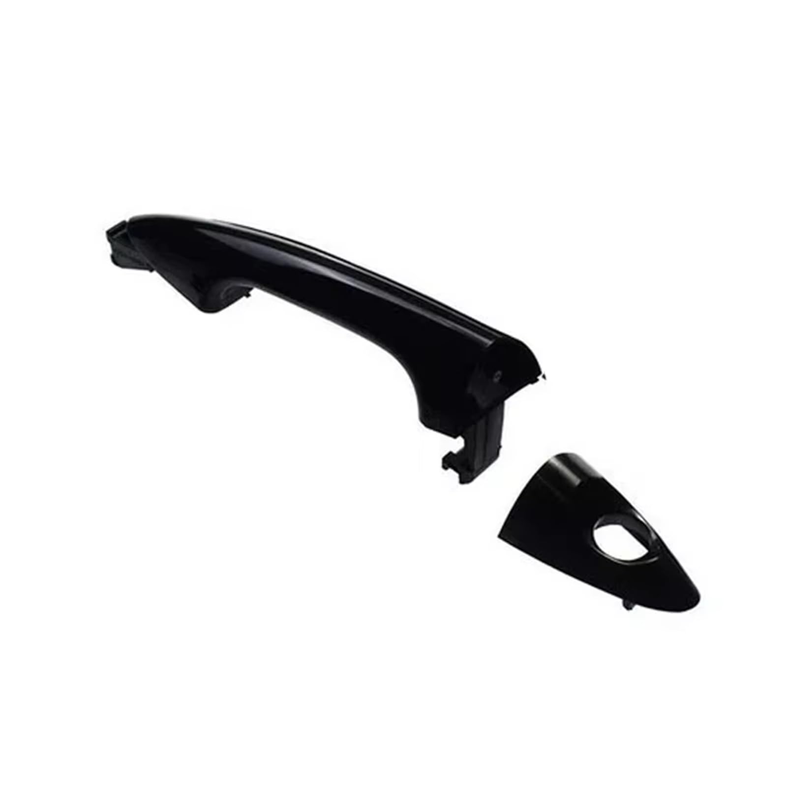 Byskjz One Color Car Exterior Door Handle For Hyundai For Accent 2012-2017 82651-1R000 82661-1R000 Car Exterior Door Handle Black Outside Handles Outer Puller(Front Right)