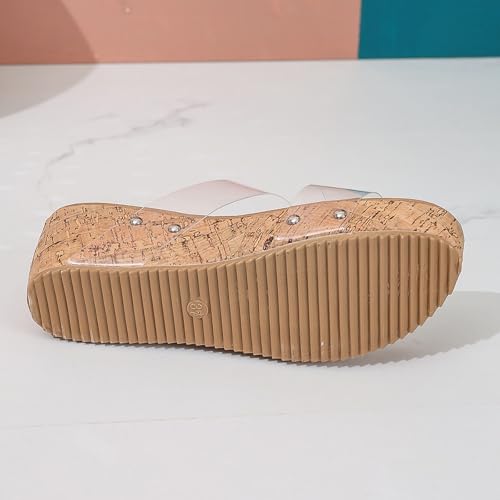 Sandales habillées compensées en liège pour vos soirées d'été - 6