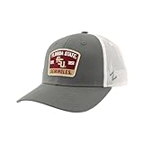 Florida State Seminoles NCAA Officially Licensed Snapback Hat Big Rig Patch Smoke White Switchback