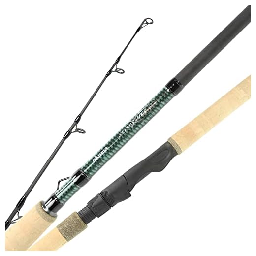 Okuma Fishing Tackle Silver Slayer Tarpon 24 Ton Carbon Blank UFRII Tip Durable Lightweight Rod, SLAY-S-791XH-FG,Black,7'9" XH