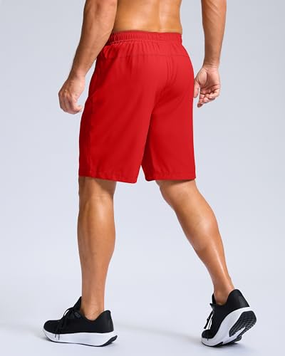 Image of G Gradual Men's Athletic Running Shorts with Zipper Pockets Quick Dry 7 inch / 5 inch / 9 inch Workout Gym Shorts for Basketball Hiking