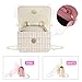 Mezchi 2 Pack Purse for Little Girls, Mini Crossbody Purse with Bowknot, Cute Fashion Princess Handbags with Pearl Handle, Detachable Gold Chain