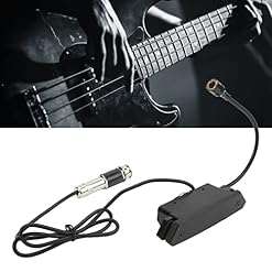 Micro pour guitare acoustique, bobine en plastique noir - Les Beatles, Paul McCartney, John Lennon, RIngo Starr, George Harrison Micro pour guitare acoustique, bobine en plastique noir – Image 2