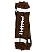 juDanzy Newborn Small Baby Leg Warmers (Newborn-15 Pounds) (Football)