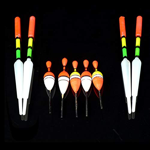 k-outdoor ウキ セット フロート 釣り浮き 釣り用ウキ 夜釣り 蛍光 15点セット 2枚目