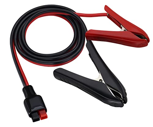 HCFeng12AWG 45A (an-der-Son) Plug to Alligator Clip Cable Solar Connector to Alligator C-Lip Cable Alli-Gator Clip to 45A Battery Plug Ca-ble for Solar Panel Cars Motorcycles Battery [1m/3.3ft]