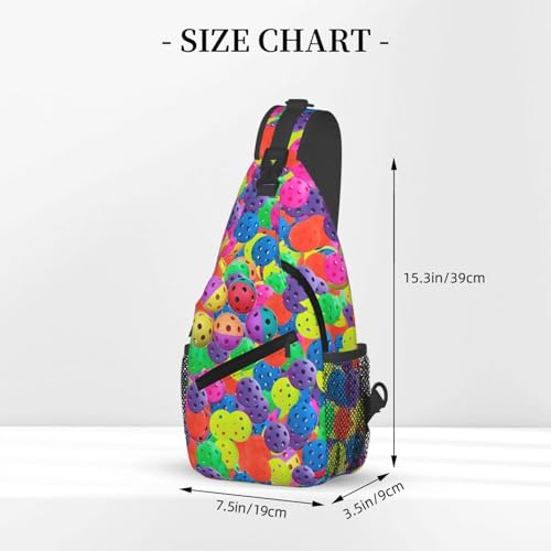 Mochila urbana unisex con diseño Pickleball Colors miniatura 3