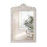 Sintosin Espejo vintage rectangular de 90 x 61 cm, baño