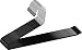 Slack Pant Hangers - Pack of 20 - Trouser Hangers - Open-Ended Metal Easy Slide Pants Hanger - Organizer - Chrome and Black Friction - by Utopia Home