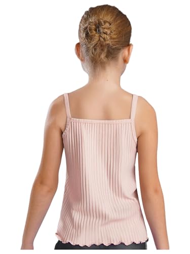 YEAHDOR Kids Girls Basic Tank Tops Sleeveless Camisole Tank Vest Yoga Dance Vest Gym Training Shirts2