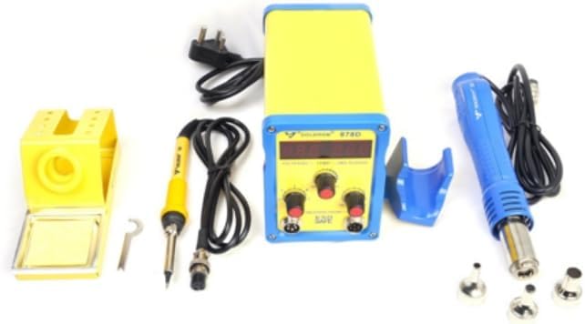 SOLDRON 878D 2-IN-1 HOT AIR AND SOLDERING STATION