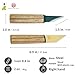 Kiridashi Craft Pocket Knife Japanese Steel Blade Wooden Handle with Sheath for Right-handed