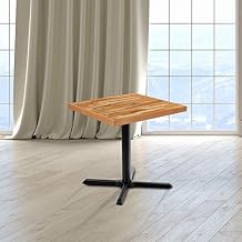 BizChair 30" Square Butcher Block Style Table Top