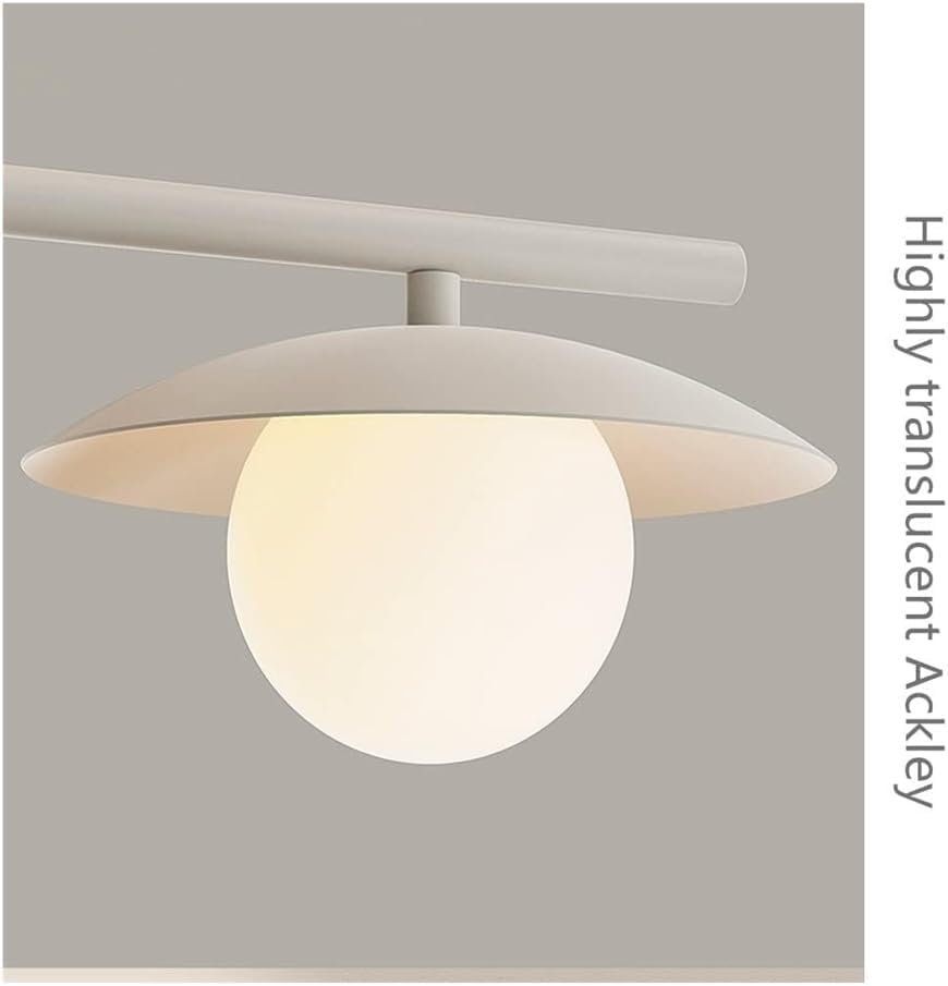 Plafonnier suspendu blanc LED 3 lumières avec hauteur réglable