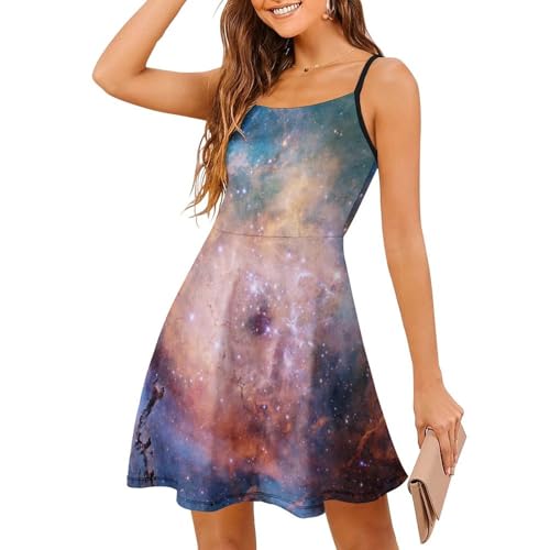 Robe d'été Nébuleuse Bleue : exprimez votre liberté avec légèreté et élégance