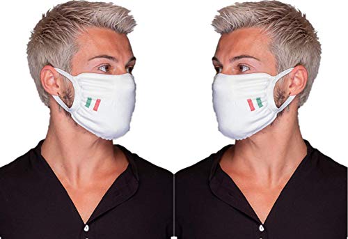 YTLI 4 Faja protectora facial para hombre y mujer, doble capa, fabricada en Italia (DIS 5 ejes)