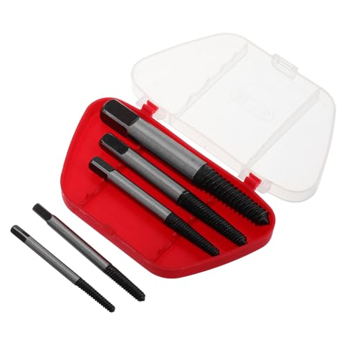 LALAFINA Mini Screw Extractor Kit 5pcs Set for Removing Broken Bolts Stripped Screws for Use