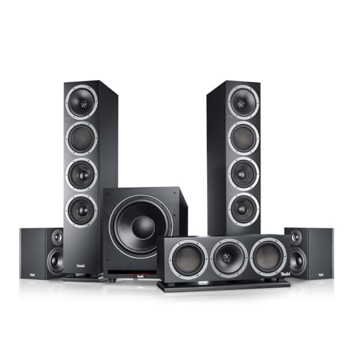 Teufel Theater 500 Surround Soundsystem 5.1 Home Theater - Système Home-cinéma, Caisson de Basses Puissant pour Musique, Films et Gaming