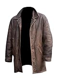Men's Super Dean Winchester Vintage Sheep Leather Jacket - Jensen Ackles Natural Genuine Leather Jackets For Men