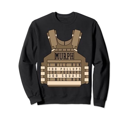 Soporte de platos militar Murph Memorial Day Workout WOD Sudadera