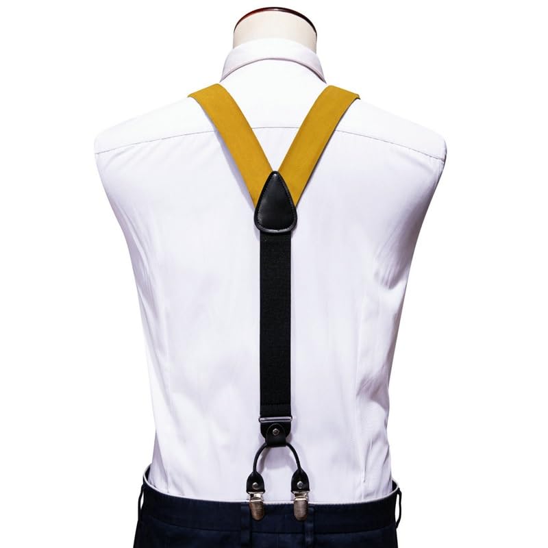 Juego de Tirantes y Corbata de Seda para Hombre miniatura 3