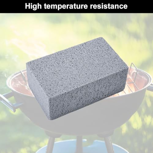 Mikiuly Cleaning Block,Grill-Reinigungsstein,Bimsstein Für Backofen,Reinigungsblock für Grillsteine,Wiederverwendbare Entkalkungssteine,Hartnäckige Flecken Entfernen,zum Reinigen von Grills,4pcs
