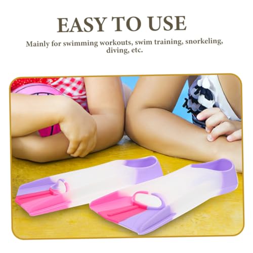 KITANDOVE 1 Par De Barbatanas De Mergulho Nadadeiras De Mergulho De Salto Infantil Nadadeiras De Mer