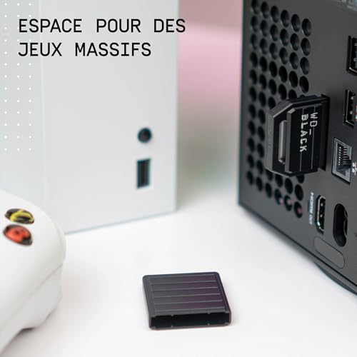 WD_Black C50 2 to Carte d'extension Xbox, sous Licence Officielle pour Votre Xbox Series X|S, Xbox Velocity Architecture, Quick Resume, Une Abonnement d'un Mois au Xbox Game Pass Ultimate