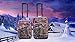 EXPLORER 2 pcs luggage sets Fashion Softside Upright Expandable Wheel Telescopic Handle Camouflage