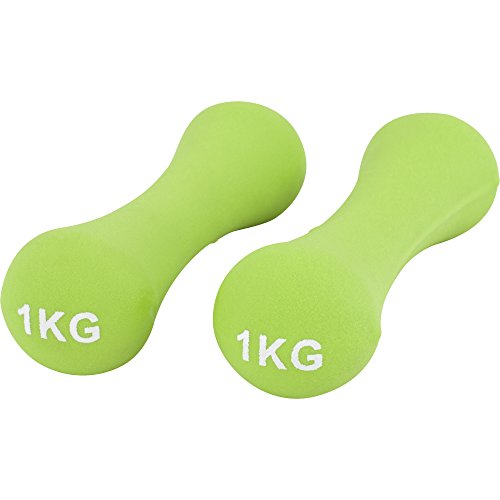 GORILLA SPORTS® Ensemble d'Haltères Néoprène - avec Support, Poids Lot de 2 x 1 kg, 2 x 2 kg, 2 x 3 kg, Antidérapant, en Fonte, Coloré - Set Haltere pour Fitness, Kit Musculation, Femme et Homme, Gym – Image 6