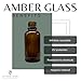 ADVANCED ASCENT Amber Glass 1 oz Nasal Sprayer! EMPTY, Refillable, Travel Sized, Quality Glass for Saline Applications! (2 Pack)