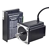 STEPPERONLINE 1 Axis Stepper Motor CNC Kit 8.2Nm(1161.45oz.in) Nema 34 Stepper Motor + 2.4-7.2A 20-80VDC Stepper Driver DM860I