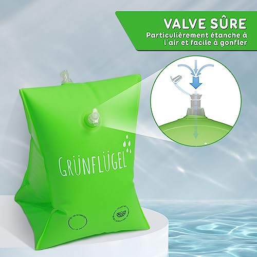 Grünflügel Brassard Bebe 3-6 Ans - Bio-TPU Pas plastifiants Doux pour Peau – vue 2
