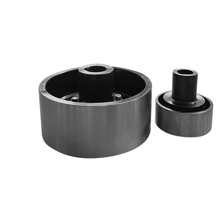 Accouplement à broches flexible avec roue de frein, accouplement élastique for machines à basse vitesse avec protection contre les surcharges