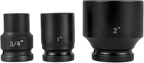 Miniatura 3 de Juego de llaves de impacto de 34 pulgadas 29 unidades de 34 pulgadas - 2-12 pulgadas juego de 6 puntos