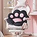 Ditucu Cat Paw Cushion Kawaii Chair Cushions 27.5 x 23.6 inch Cute Stuff Seat Pad Comfy Lazy Sofa Office Floor Pillow for Gaming Chairs Room Decor Black