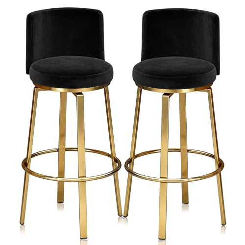 ��]�o�[�X�c�[�� 1/2/3/4 �Z�b�g�A�z����̃J�E���^�[�����X�c�[���A�w�ʋ����r�t���A360°��]�A�L�b�`���A�C�����h�_�C�j���O���[���p�~�b�h�Z���`�����[���_���`�F�A(Black 75cm,2 PCS)