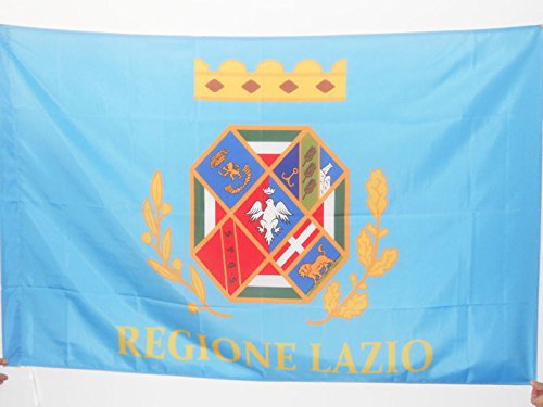 AZ FLAGLatium Flag - 150 x 90 cm - Roman Flag - Lazio - Italy 100% Polyester with Sheath and Cord - Pavilion 110 g