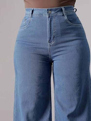 Image of Miss Chase A+ Women's Bootcut High Rise Stretchable Denim Jeans