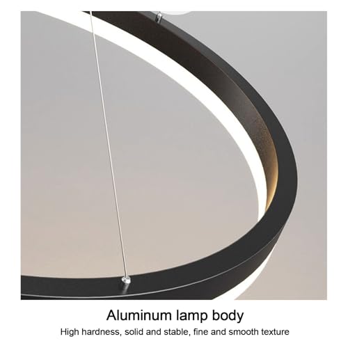 Lampe pendante LED variable de 2700K à 6500K avec télécommande - 4