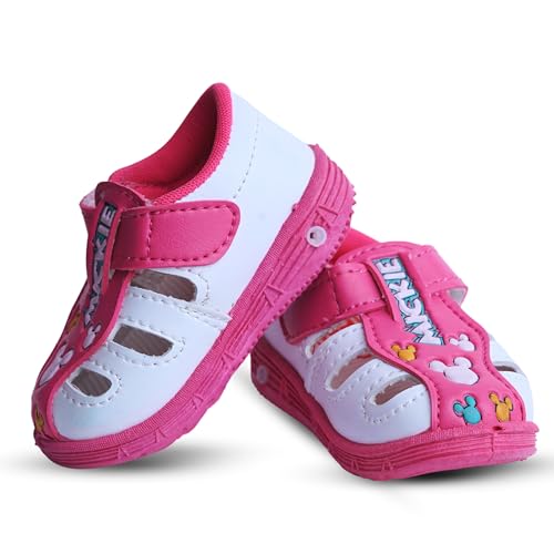 Image of Kids Chu-Chu Sound Musical First Walking Cozy Sandals for Baby Boys and Baby Girls Age 9-22 Months