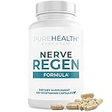 Nerve Regen Formula for Nerve Pain Relief - Nerve Renew for Neuropathy Pain Relief with Alpha Lipoic Acid, Vitamin B1 B6 B12 & Passion Flower Extract - Nerve Regeneration Ala Supplement, 30-Day Supply