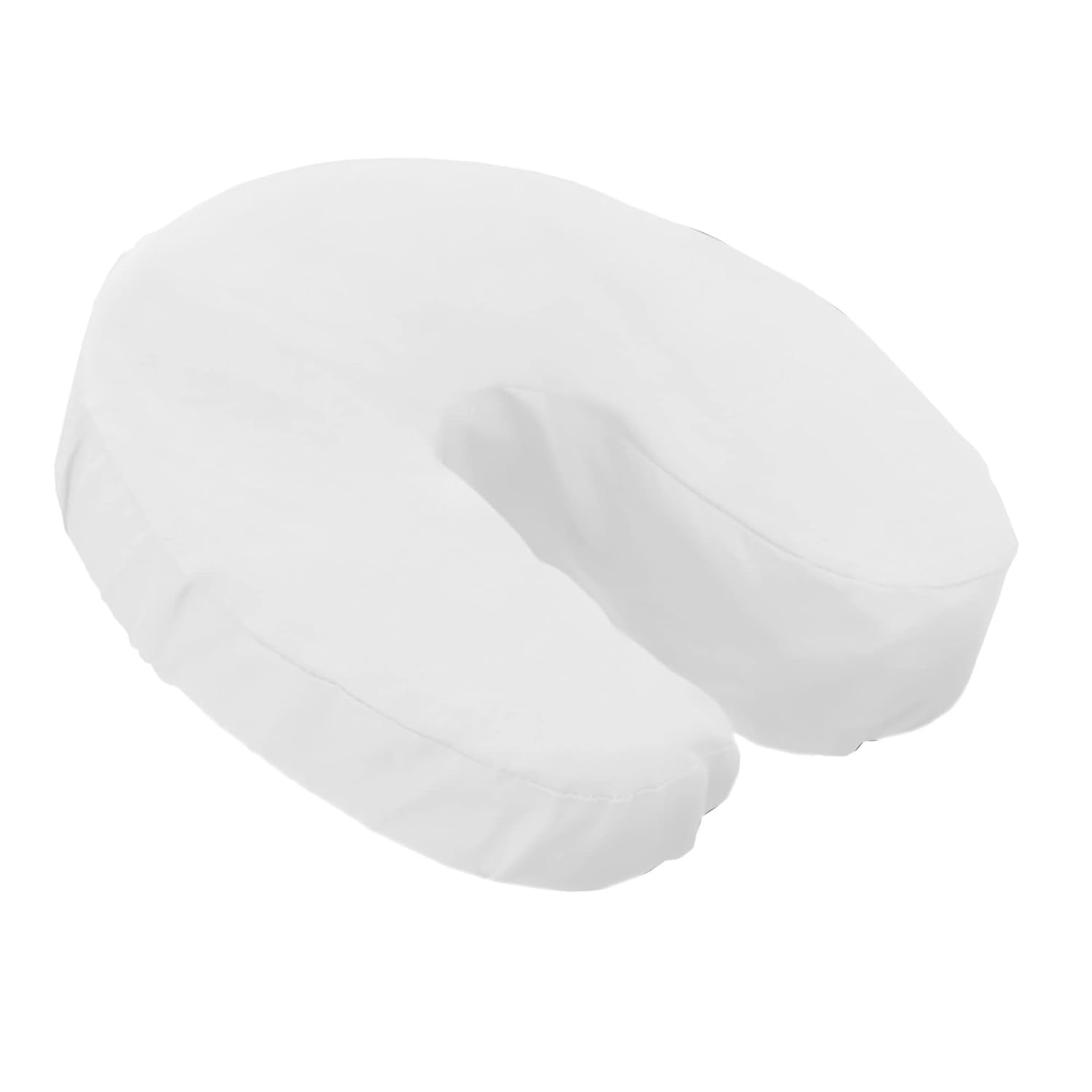 London Linens Soft Heavy Microfiber Massage Table Face Cradle Covers - 4 Pack White, Fitted Cozies for Ultimate Comfort