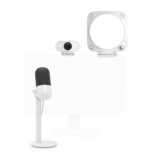 Elgato Neo Essentials Kit - Wave USB Mic (Tap-to-Mute), Facecam Full HD Webcam (Privacy Shutter, Light Correction), Key Light (No Glare, Onboard Controls) - Plug & Play for PC/Mac/Laptop