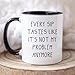 Every Sip Taste Like It's Not My Problem Anymore Mug, Custom Name Retirement Coffee Mug For Women Men, Retirement Gifts For Him Her, Personalized Retired 2026 Coffee Cup For Coworker, Boss, Friends