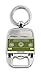BRISA VW Collection - Volkswagen Combi Bus T2 Camper Van Porte-clés, Anneau Porte-clefs avec Décapsuleur, Idée de Cadeau/Souvenir/Produit Rétro Vintage (Avant/Vert)